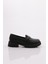 2854 Kadin Metal Aksesuarli Loafer Ayakkabi 5