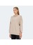 VIKENTI SW Kadın Oversize Sweatshirt Bej 3