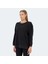 VIKENTI SW Kadın Oversize Sweatshirt Siyah 4