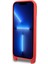 iPhone 14 Pro Max Uyumlu Kılıf Lacoste Lisanslı Pu Pike Desen Askılı Ikonik Timsah Logolu Kırmızı 4