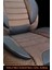 Opel Corsa 2000-2006UYUMLU Oto Koltuk Kılıfı Bronz Serisi - Kahve 4