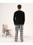 Ekose Kareli Erkek Polar Pijama Takım 3