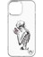 iPhone 11 Kılıf Şeffaf Butterfly Skull 1