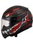Rapıd 2 Kaıju Mat Siyah-Kırmızı-Beyaz Kask 2