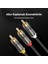 3 Rca To 3 Rca Ses ve Görüntü Kablosu 2 Metre 4