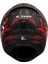 Rapıd 2 Kaıju Mat Siyah-Kırmızı-Beyaz Kask 5