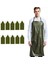 Asit ve Kimyasal Önlüğü - Pvc Önlük - Su Geçirmez - Haki Renk - En x Boy: 70 × 110 cm - 10 Adetlik Toptan set 1