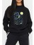 Yıldızlı Gece "starry Night" Kuru Kafa Baskılı Siyah Unisex Kadın Erkek Pamuklu Sweatshirt CU198 2