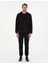 Erkek Siyah Slim Fit 3 İplik Paçası Lastikli Eşofman Altı 50299286-VR046 1
