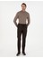 Erkek Kahverengi Ex. Slim Fit Kumaş Pantolon 50292939-Vr029 3