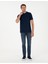 Erkek Lacivert Regular Fit Tişört 50292343-VR033 4