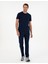 Erkek Lacivert Slim Fit Eşofman Altı 50290640-VR033 3