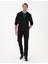 Erkek Siyah Slim Fit 3 İplik Düz Paça Eşofman Altı 50299304-VR046 3