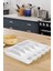 Maxi Çekmece Içi Kaşıklık Bölmeli Kaşık Organizer (Beyaz) 1