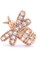 316L Çelik Zirkon Taşlı Rose Arı Şekilli Piercing PRC-163 1