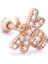 316L Çelik Zirkon Taşlı Rose Arı Şekilli Piercing PRC-163 4