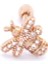 316L Çelik Zirkon Taşlı Rose Arı Şekilli Piercing PRC-163 5