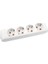 ML-90113400 Multi-Let 4lü Priz Çocuk Korumalı Topraklı Klemensli Grup Priz VİKO-ML-90113400 1