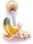 316L Çelik Zirkon Taşlı Rose Muz Piercing PRC-160 4