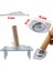 3'lü Ahşap Sehpa Ayak Takımı 40 cm Zigon - Puf - Tabure 3