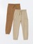 Lcw Kids Beli Lastikli Basic Erkek Bebek Jogger Eşofman Alt 2'li 1