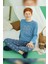 Erkek Garson Kaan Termal Bulut Mavisi Pijama Takım 0883 1