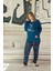 Kadın Inci Büyük Beden Style Gece Mavisi Pijama Takım 0647 2