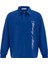 Polo Yaka Yazı Detaylı Oversıze Sweatshırt Saks 1