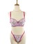 Fuşya Çiçek Desenli Bralet Takımı 1