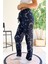 Dreamy Soft Kadife Dokulu Desenli Süet Pijama Altı Pantolon 2