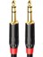 6.3 mm Trs Stereo Erkek - Erkek Kablo 1 mt 2