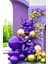Mor Kutup Yıldızı Folyo Balon 70 cm 2