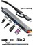 Fxn-Lc5 Ios USB C USB 3.0 Hub Tf USB Kart Okuyucu Type C USB Çevirici Adaptör 1