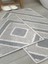 Palamutbükü Doğal Pamuklu 2'li Banyo Paspas Seti 60x100+50x60 cm - Gri 2