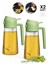 2 Adet Çift Fonksiyonlu Yağdanlık 550ML Zeytinyağı Sıvıyağ Cam Şişe Sprey Airfryer Yağlık Sirkelik 1