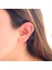 Altın Kaplama Zirkon Taşlı Çelik Ear Cuff Küpe UNK-732 2