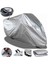 Sym Nh x 125 Için Arka Çanta ve Kilit Uyumlu Gri Motosiklet Branda, Güvenli 3
