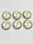 Metalize Eskitme Vintage Italyan Düğme /3 Boyutlu Dalga Desenli Kaban, Mont ve Hırka Düğmesi / Gold 3 cm 1