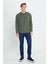 2 Iplik Sıcak Tutan Standart Fit Normal Kesim Bisiklet Yaka Ottoman Desenli Sweatshirt 2