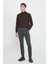 Slim Fit Dar Kesim Pamuklu Esnek Armürlü Yan Cep Pantolon 3
