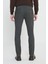 Slim Fit Dar Kesim Pamuklu Esnek Armürlü Yan Cep Pantolon 5