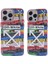 Apple iPhone 13 Pro Max Kılıf Soft ve Pastel Renkli Desenli Silikon Prada Kapak 3