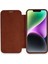 Apple iPhone 14 Pro Kılıf Dışı Deri Içi Süet Darbe ve Çizilmelere Ekstra Korunaklı Dolpin Kapak 1