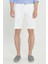 Slim Fit Dar Kesim Yan Cepli Gofre Desenli Şort 1