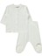 Erkek Bebek Pijama Takımı 1-6 Ay Ekru 1
