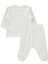 Erkek Bebek Pijama Takımı 1-6 Ay Ekru 2
