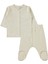 Erkek Bebek Pijama Takımı 1-6 Ay Bej 1