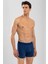 Erkek Compact Düz Boxer 3'lü Set 1110 Lacivert 1