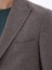 Vizon Çizgili Modern Fit %100 Pamuk Ceket 5