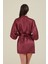 Kimono Yaka Uzun Kol Mini Kadın Sabahlık Sofia Sabahlık 3